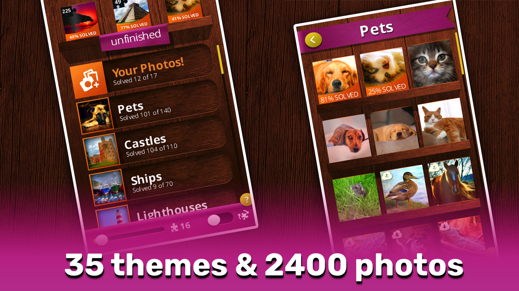 JigLite Real Jigsaw - Gameplay image of android game