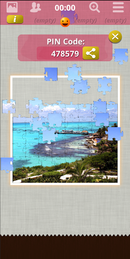 Multiplayer Jigsaw Cooperative Online Puzzle - Gameplay image of android game