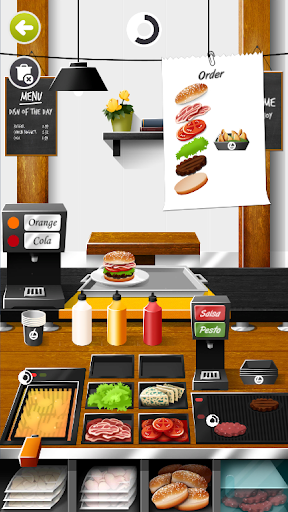 One Burger Cooking Game - Gameplay image of android game