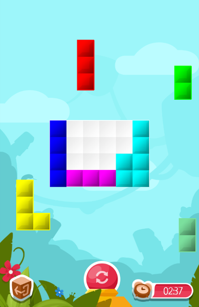 Block Puzzle Tangram - Gameplay image of android game