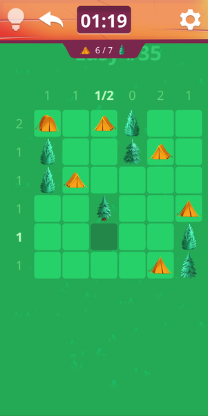 Real Tents & Trees - Gameplay image of android game