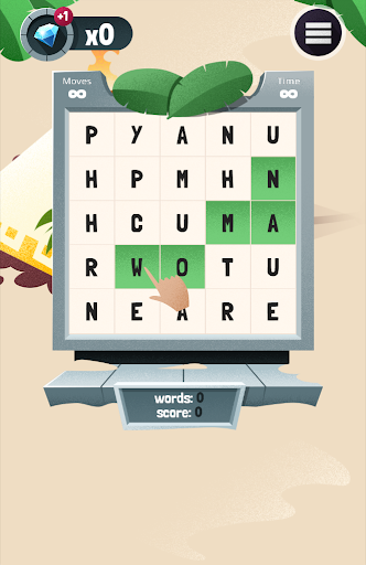 Word Crusher Quest Word Game - Gameplay image of android game