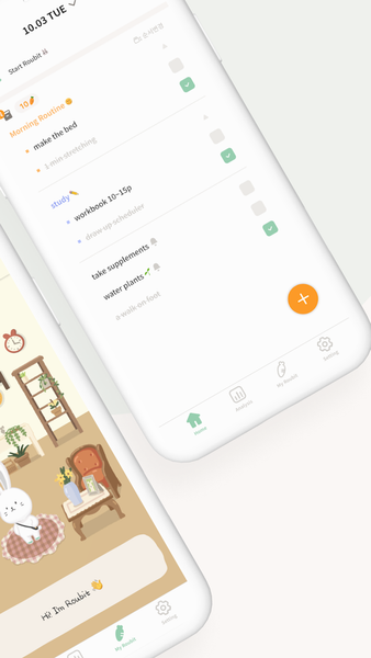 Roubit: Comfort Daily Routine - عکس برنامه موبایلی اندروید