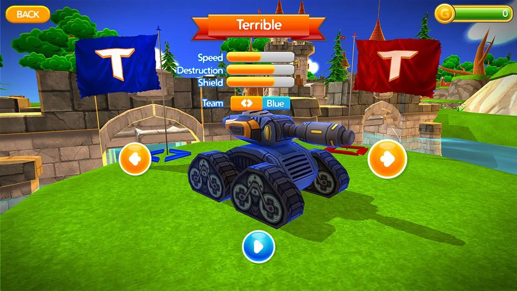 Tanky, Capture The Flag! - Gameplay image of android game