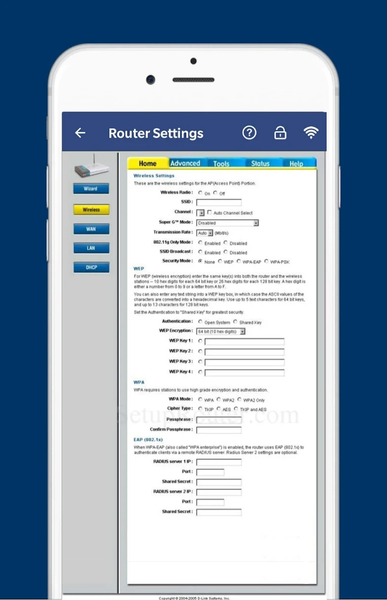 All WiFi Router Admin Setup - Image screenshot of android app