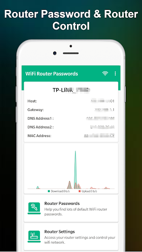 WiFi Router Password - Setup - عکس برنامه موبایلی اندروید
