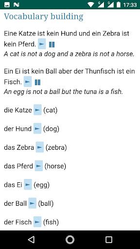Learn German A1 - Image screenshot of android app
