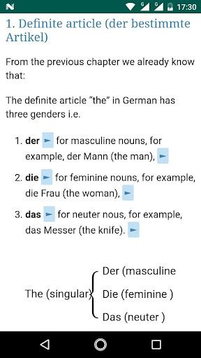 Learn German A1 - Image screenshot of android app