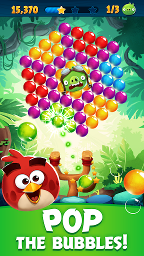 Angry Birds POP Bubble Shooter - Gameplay image of android game