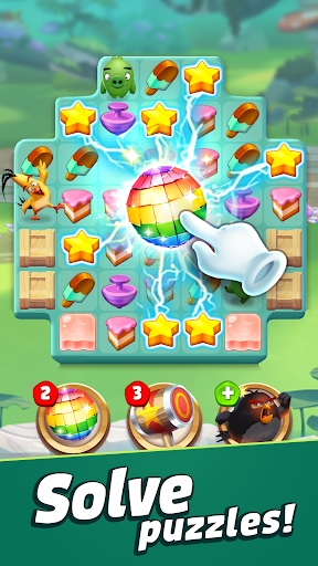 Angry Birds Match 3 - Gameplay image of android game
