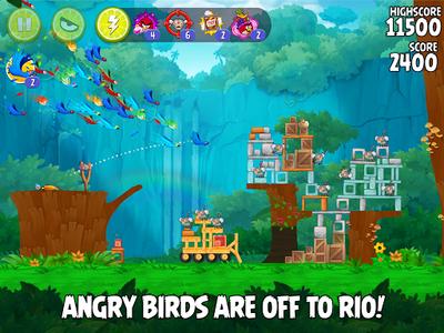 Angry Birds Rio – انگری بردز ریو - عکس بازی موبایلی اندروید