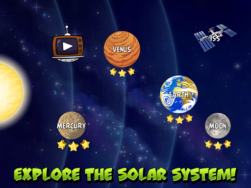 Angry Birds Space - Gameplay image of android game