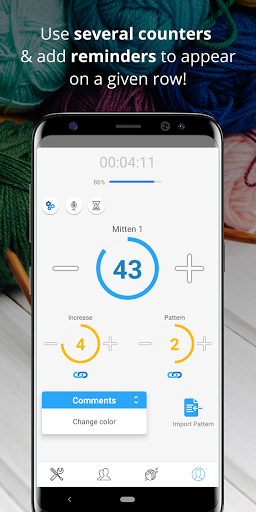 My Row Counter: Knit & Crochet - عکس برنامه موبایلی اندروید