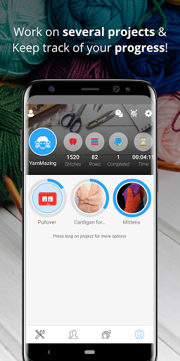 My Row Counter: Knit & Crochet - عکس برنامه موبایلی اندروید