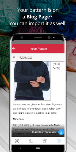 My Row Counter: Knit & Crochet - عکس برنامه موبایلی اندروید