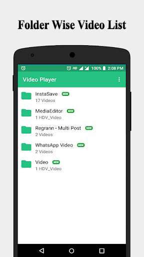 Video Player - HD & All Format - عکس برنامه موبایلی اندروید