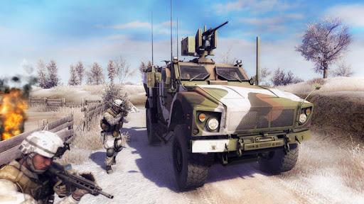 Army Games: Military Car Shoot - Gameplay image of android game