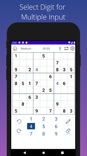 Just Sudoku - Puzzle Games - Gameplay image of android game