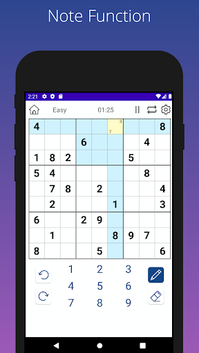 Just Sudoku - Puzzle Games - Gameplay image of android game