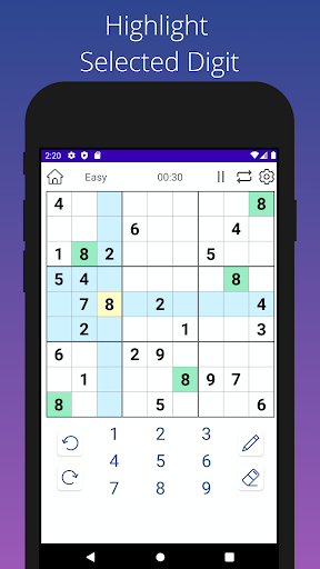 Just Sudoku - Puzzle Games - Gameplay image of android game