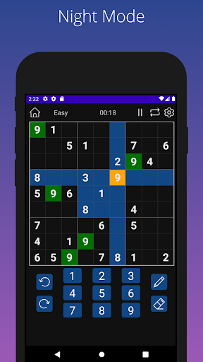 Just Sudoku - Puzzle Games - Gameplay image of android game
