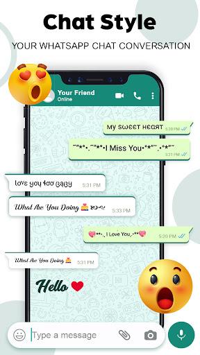 Chat Style - Stylish Fonts - Image screenshot of android app