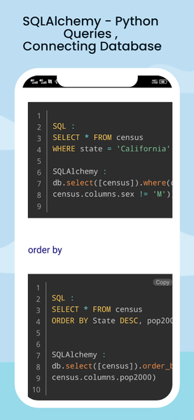 Learn SQLAlchemy- Python Query - عکس برنامه موبایلی اندروید