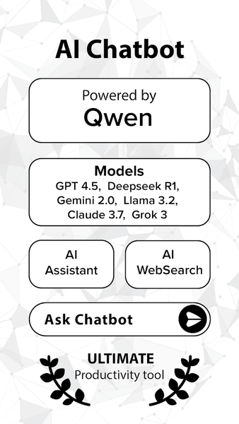 Chatbot Assistant - Qwen AI - Image screenshot of android app