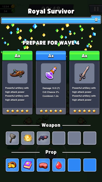 Royal Survivor - Gameplay image of android game