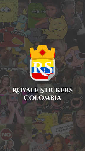 Royale Stickers Colombia - Stickers for WhatsApp - Image screenshot of android app