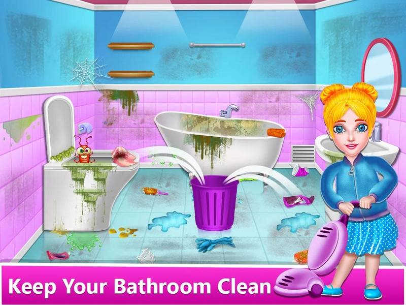 Big House Cleaning Girls Games - عکس برنامه موبایلی اندروید