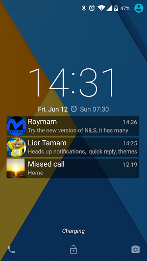 NiLS Lock Screen Notifications - Image screenshot of android app