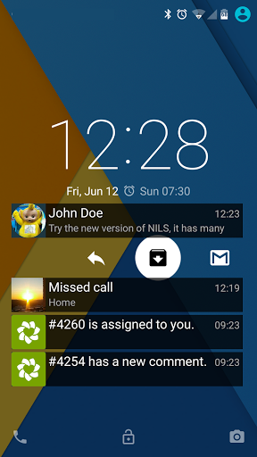 NiLS Lock Screen Notifications - Image screenshot of android app