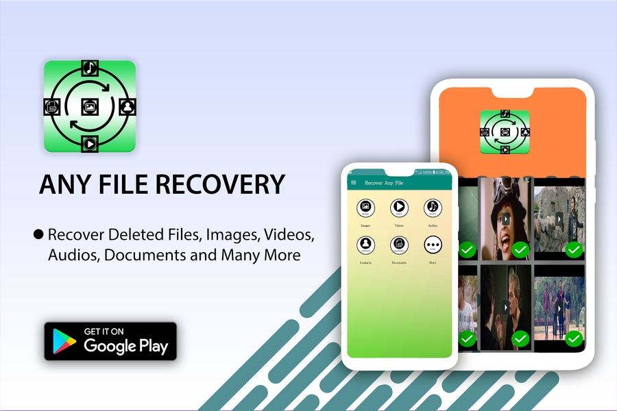 Any Deleted file Recover - عکس برنامه موبایلی اندروید