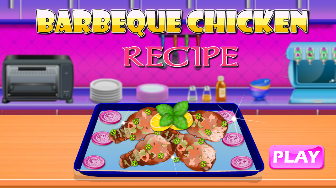 Barbeque chicken recipe game - Gameplay image of android game