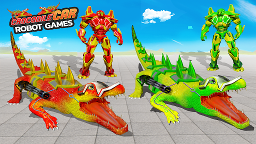 Robot Game Transform Crocodile - عکس بازی موبایلی اندروید