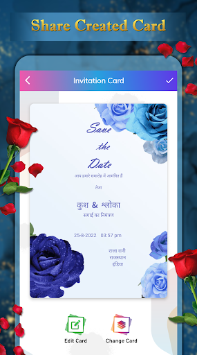 Invitation Card Maker - RSVP - Image screenshot of android app