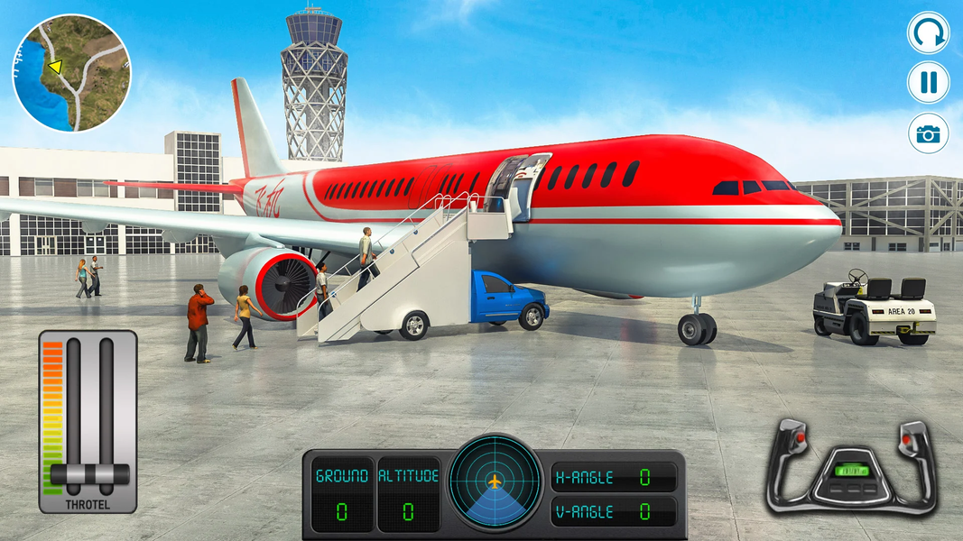 Airplane Simulator- Plane Game - عکس بازی موبایلی اندروید