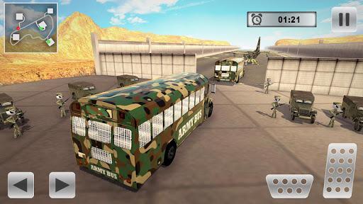 Stickman Army Transporter Airplane Cargo - Image screenshot of android app