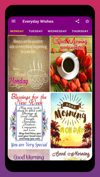 Everyday Good Morning Wishes - عکس برنامه موبایلی اندروید