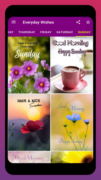Everyday Good Morning Wishes - عکس برنامه موبایلی اندروید
