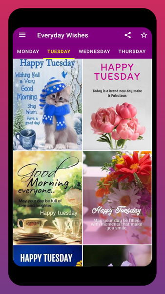 Everyday Good Morning Wishes - عکس برنامه موبایلی اندروید