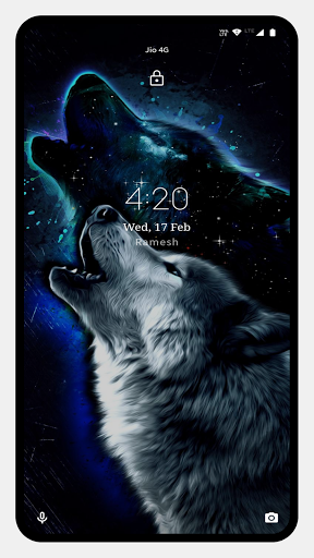 Wolf Wallpaper-OFFLINE - عکس برنامه موبایلی اندروید