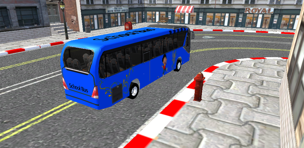 Reality School Bus Simulator - Gameplay image of android game