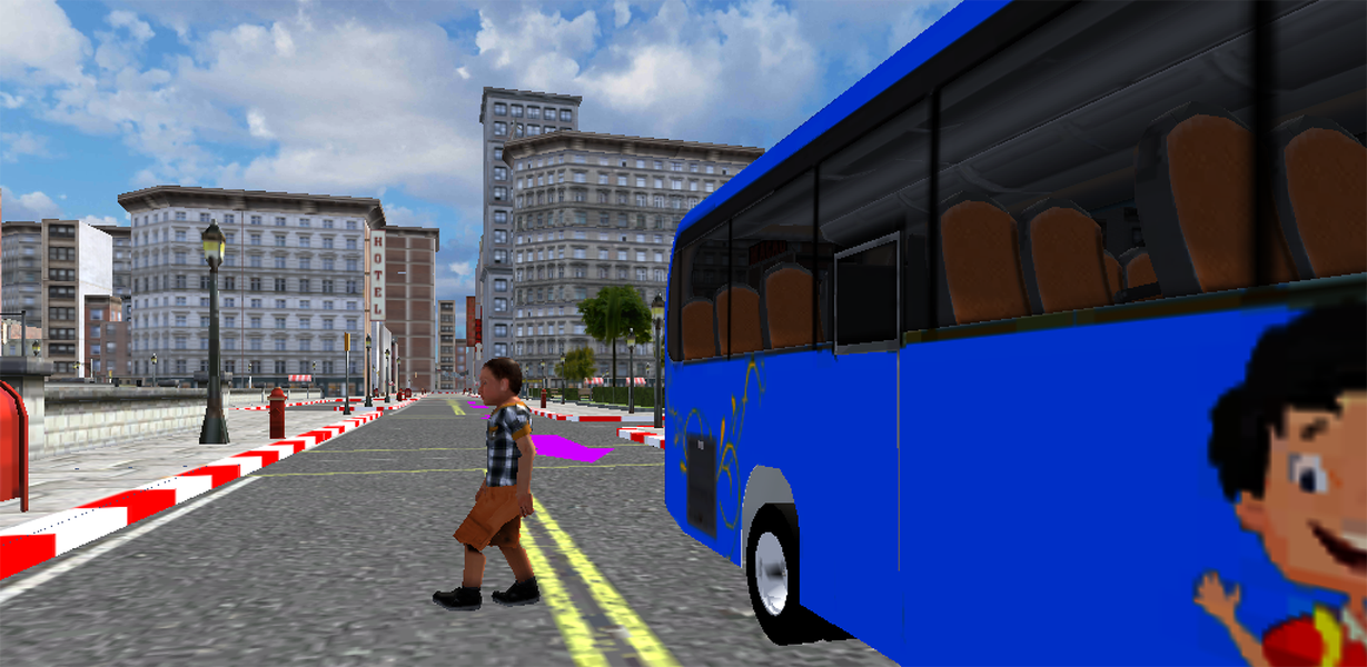 Reality School Bus Simulator - Gameplay image of android game