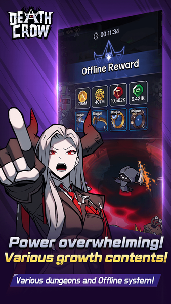 Death Crow : dc idle RPG - عکس بازی موبایلی اندروید