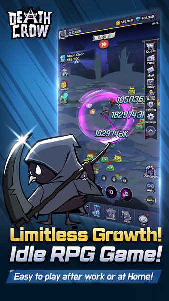 Death Crow : dc idle RPG - Gameplay image of android game