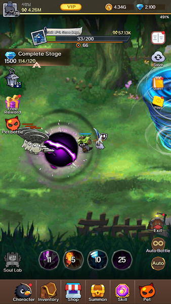 Grim Reaper: Idle RPG & Tycoon - Gameplay image of android game