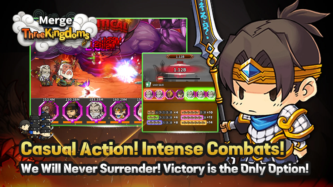 Merge Three Kingdoms Idle RPG - عکس بازی موبایلی اندروید