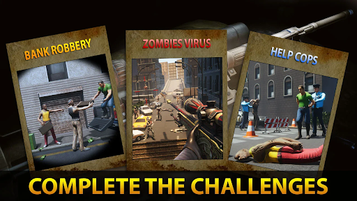 Sniper 3D: FPS Shooting Game - Gameplay image of android game